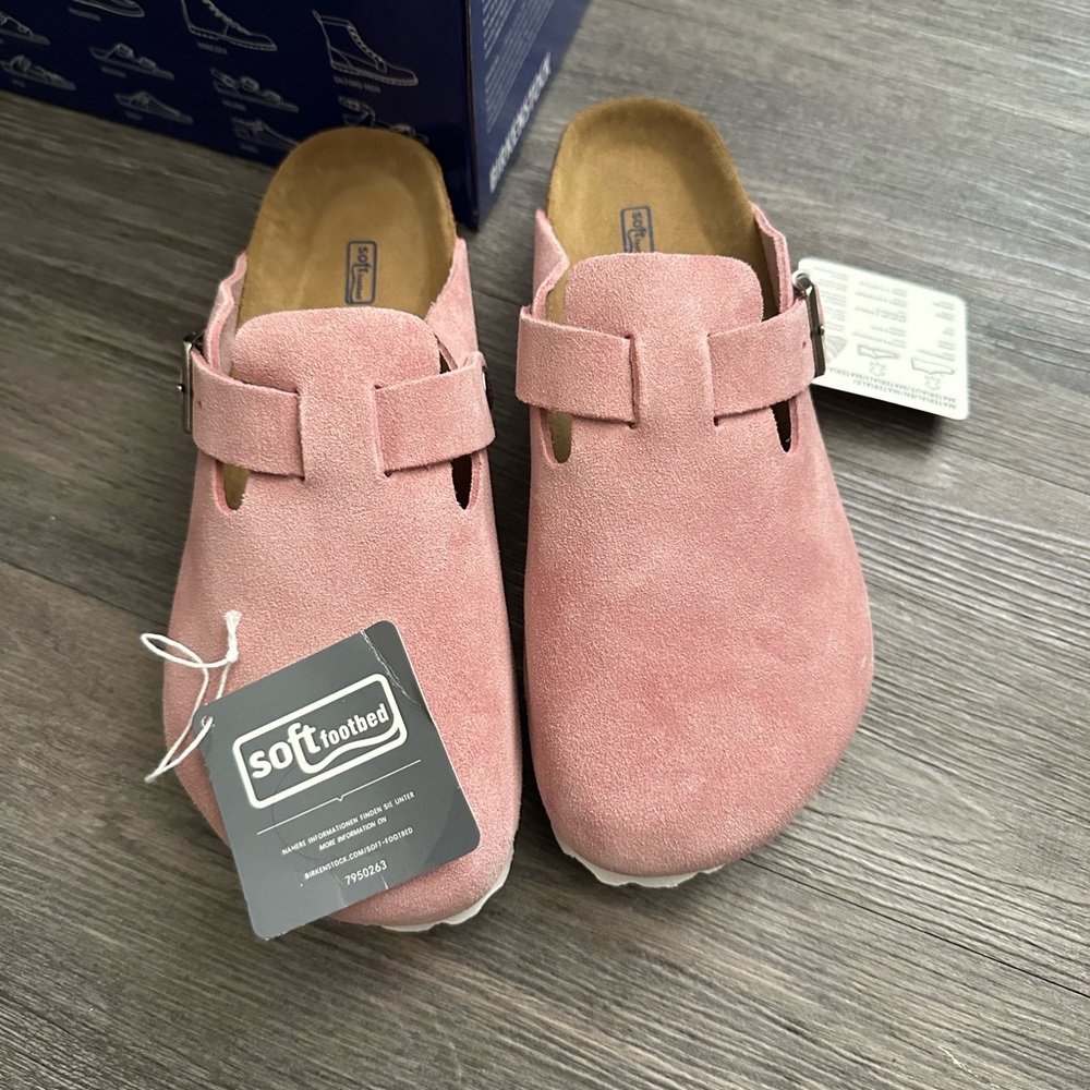 Birkenstock Boston Candy Pink